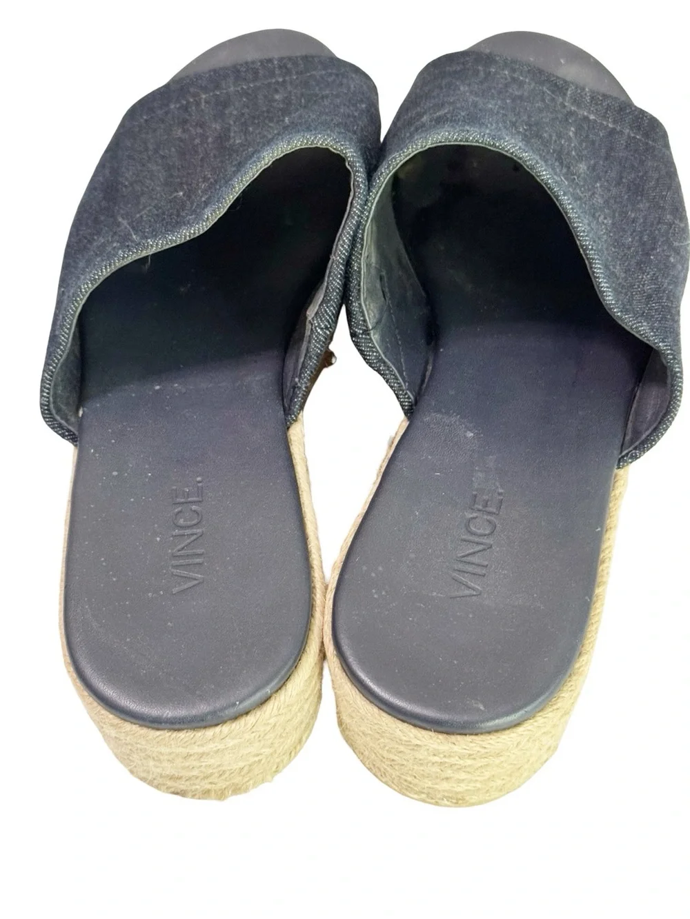 Vince Solana Denim Espadrille 8 1/2